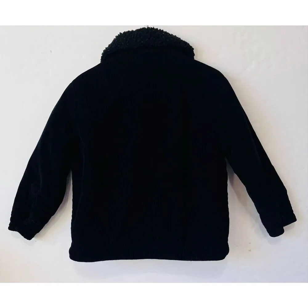 Old Navy Unisex Black Corduroy Jacket   Size 3T